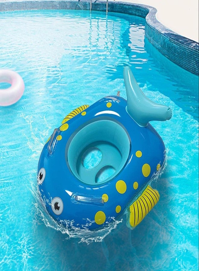 WENGTY Swimming Pool Float Ring Tubes Cartoon Fish Cute Tube for Kids Girls and Boys Beach Swim Seat Ring|Floating Lounge for Pool & Lake|Outdoor Fun Toy for Pool Party| Birthday Gift for Kids - Image 5